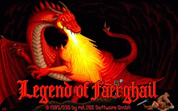 Legend of Faerghail_Disk0 screen shot title